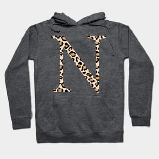 Nu N Cheetah Greek Letter Hoodie